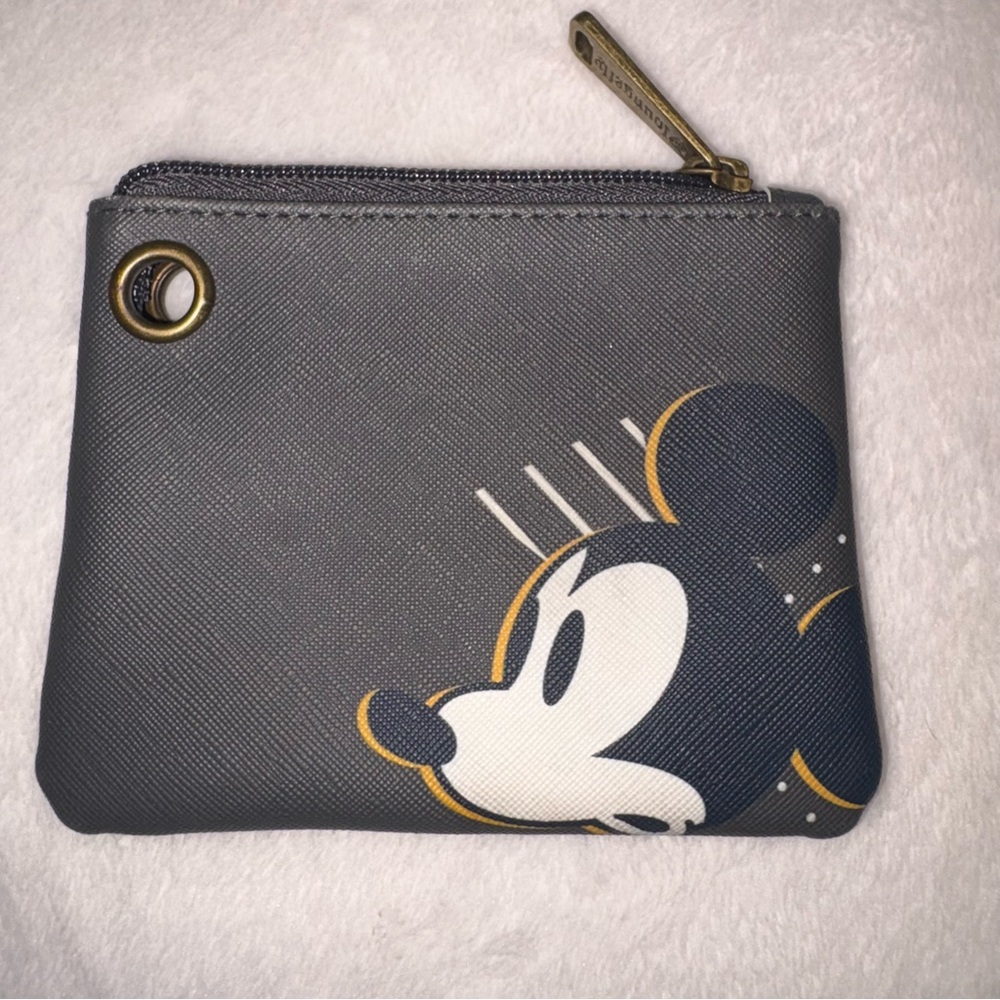 Gray Mickey Mouse Coin Purse